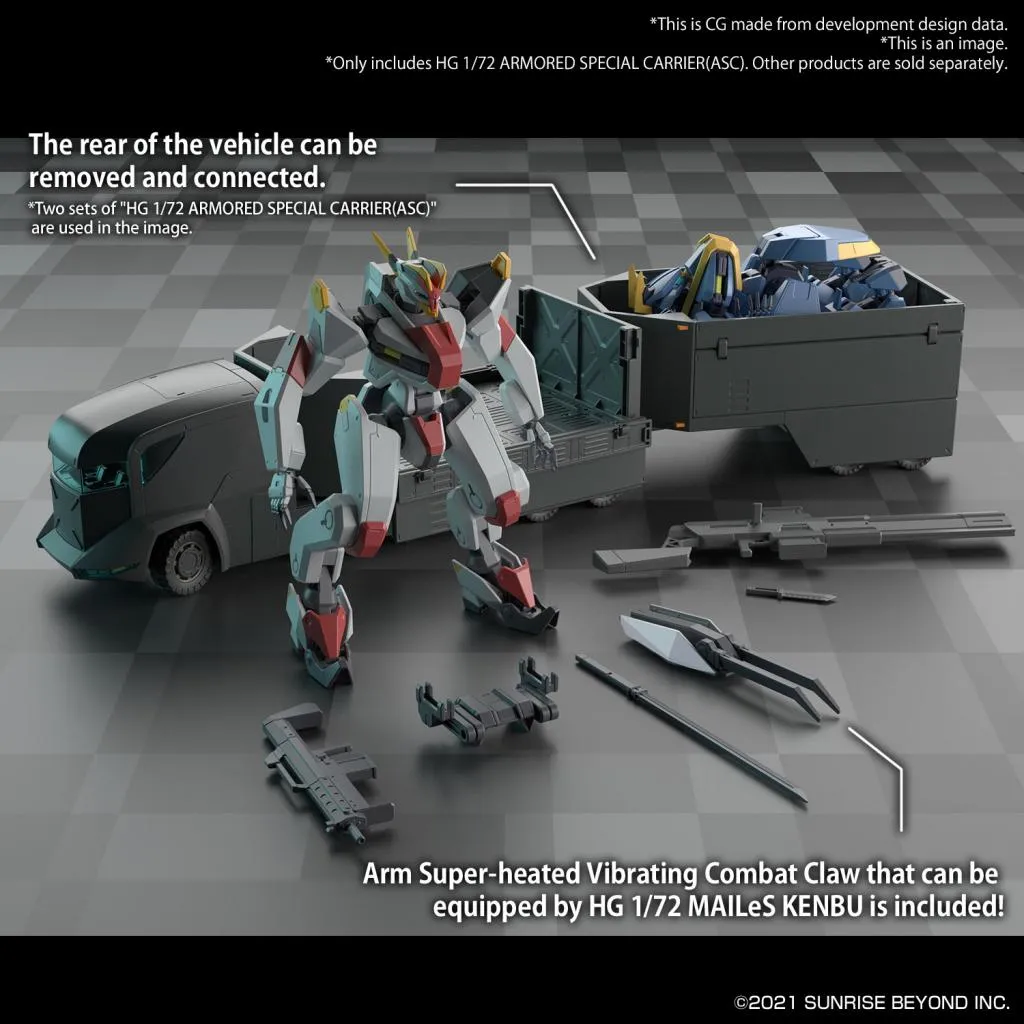 KYOKAI SENKI - HG 1/72 Armored Special Carrier (ASC) - Model Kit